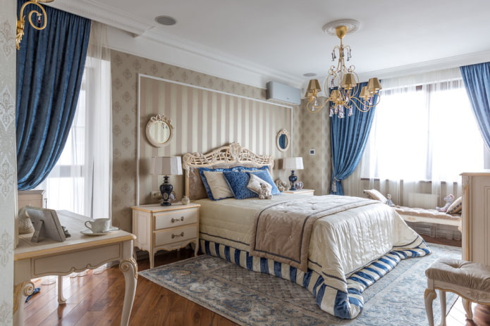 classical bedroom color schema