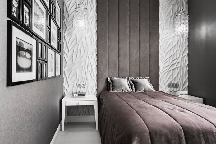 decoração de quarto cinza