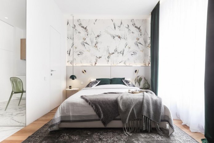 quarto em estilo escandinavo