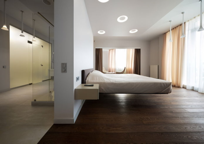 decoração de quarto em estilo high-tech