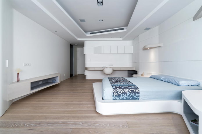 decoração de quarto em estilo hi-tech