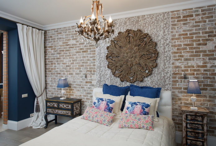 quarto feminino em estilo industrial