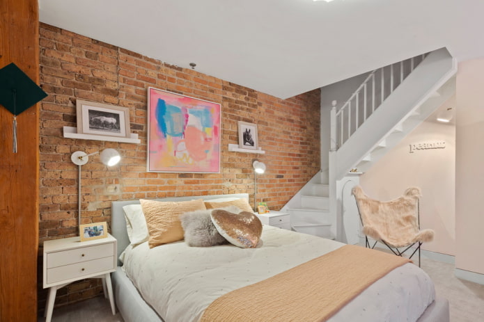 quarto de adolescente em estilo industrial