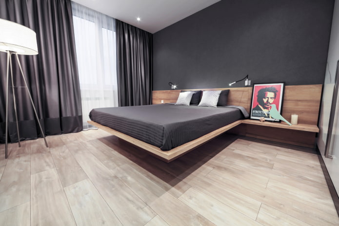 decoração de quarto em estilo minimalista