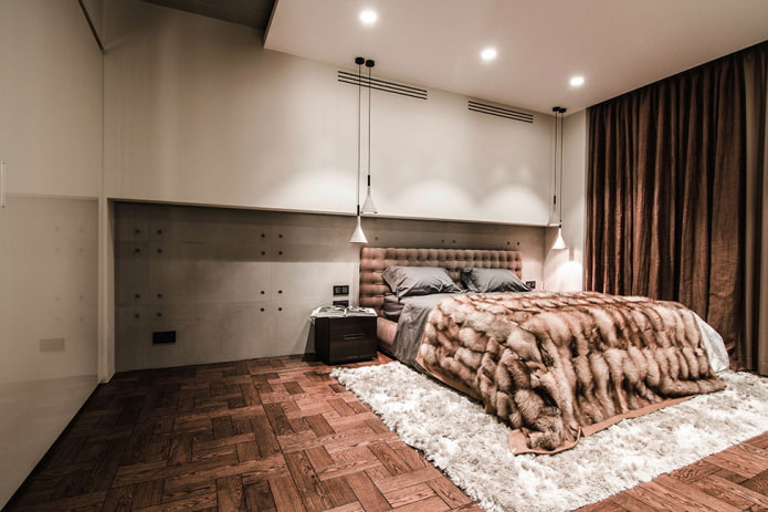 quarto no estilo ecominimalista