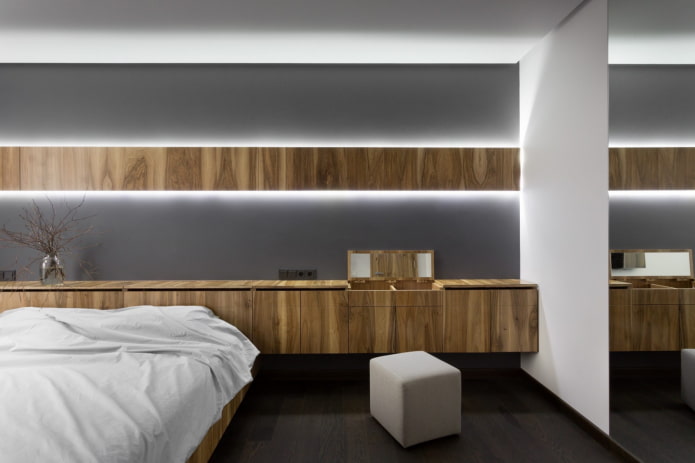 quarto no estilo ecominimalista