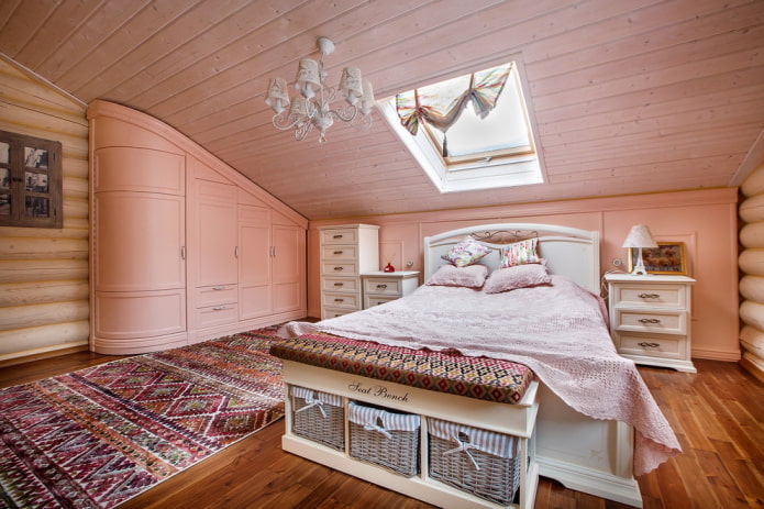 interior do quarto no estilo provençal