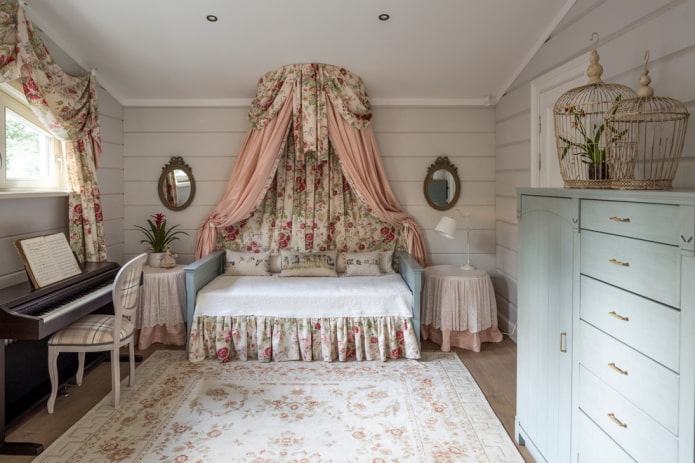 quarto infantil em estilo provençal