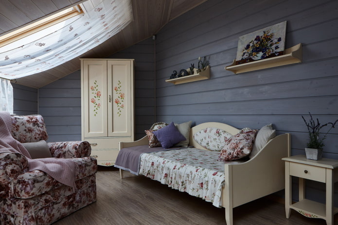 quarto infantil em estilo provençal