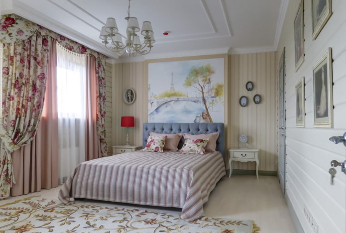decoração de quarto em estilo provençal