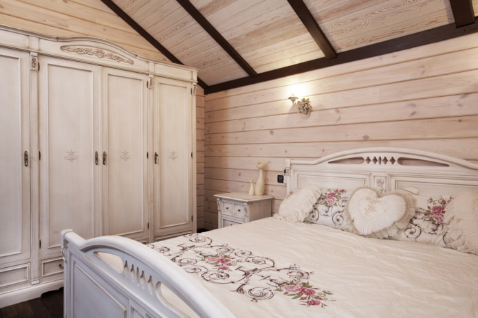design de quarto pequeno no estilo provençal