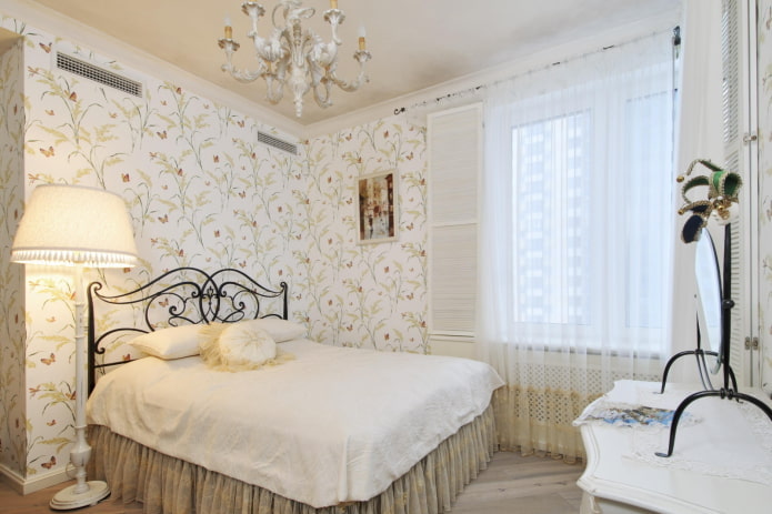 interior de um quarto no estilo provençal