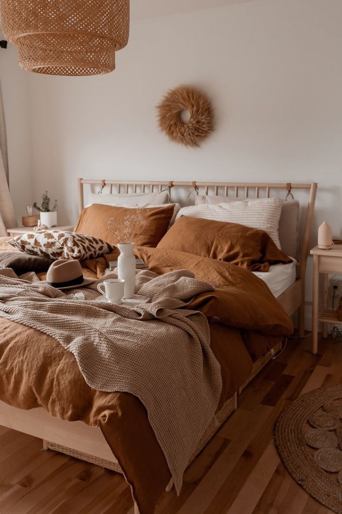 quarto em vermelho