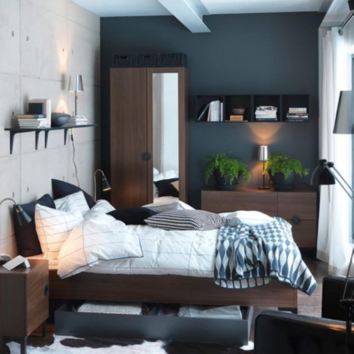quarto pequeno com armário