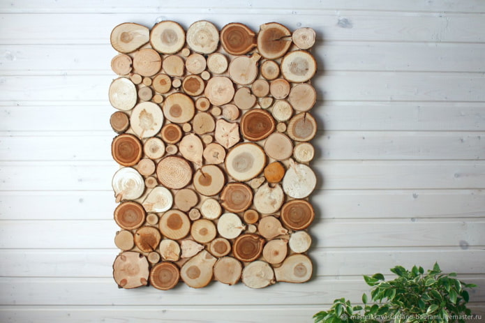 Painel de pequenos cortes