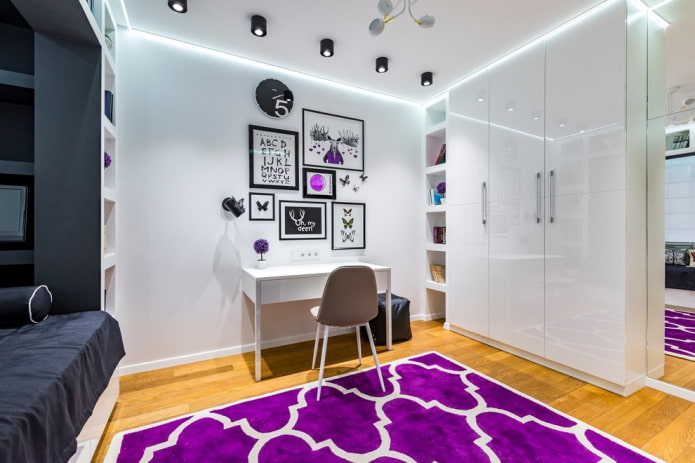 spots no design de quarto infantil