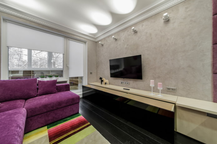 holofotes de parede em design de ambientes