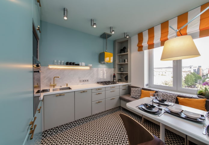 pontos no design da cozinha