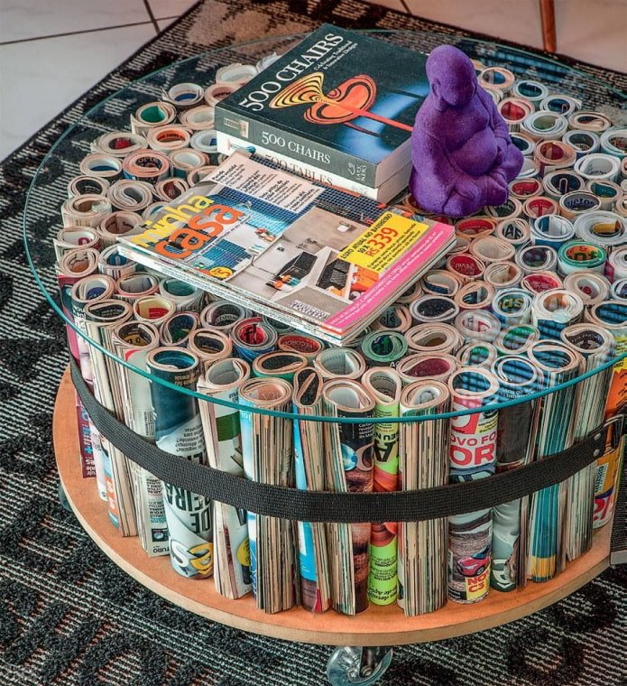 mesa de centro from magazines