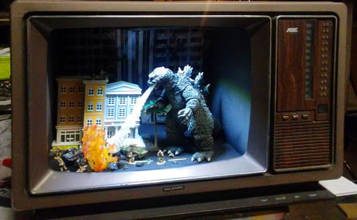 Cena do filme Godzilla