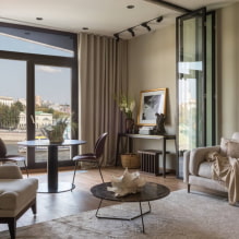 Design de interiores com divisórias de vidro-0