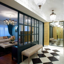 Design de interiores com divisórias de vidro-1