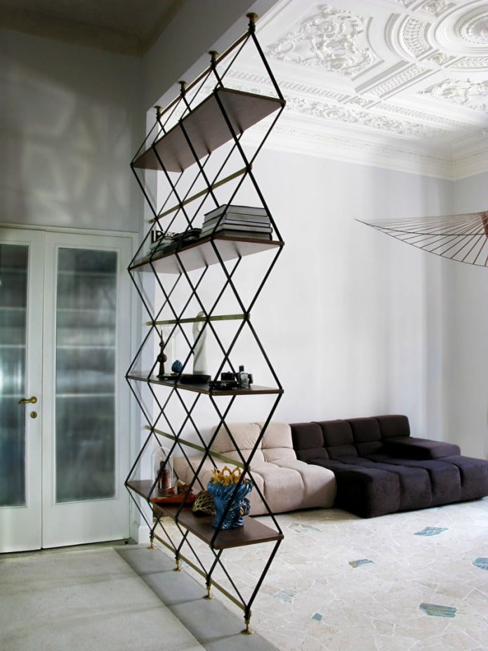 design de prateleiras no interior