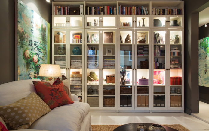 design de prateleiras no interior