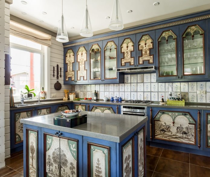 azulejos para interiores em estilo campestre