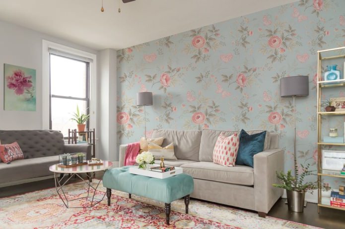 papel de parede com flores