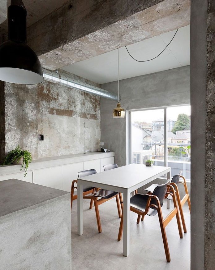 cozinha estilo loft