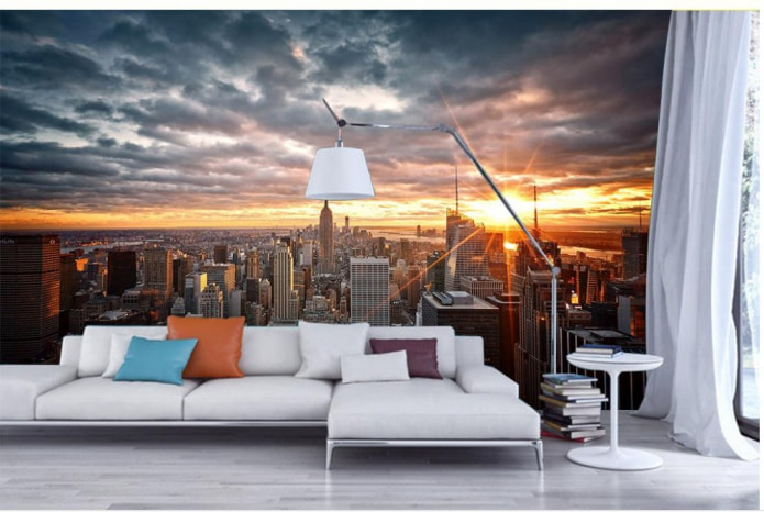 papel de parede com foto e cidade
