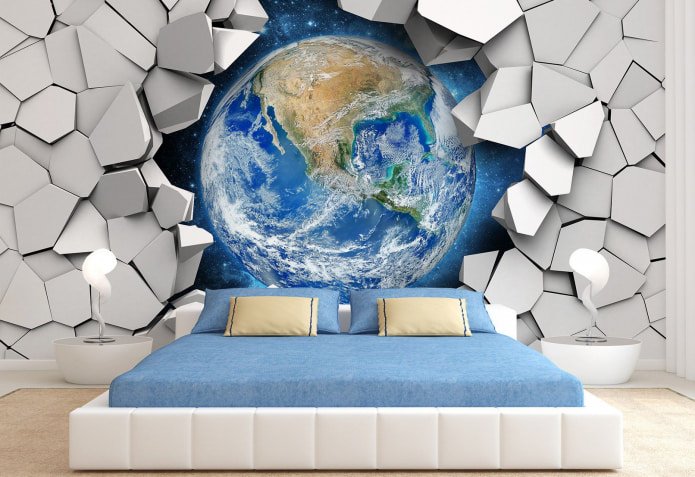 papel de parede no quarto