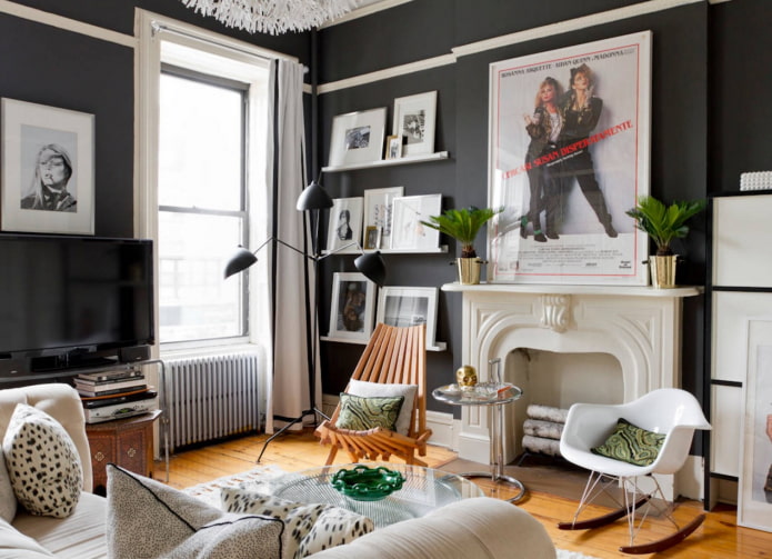 decoração de interiores em estilo eclético