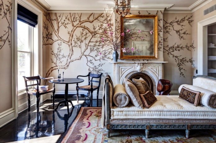 decoração de interiores em estilo eclético