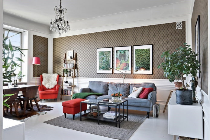 decoração de interiores eclética