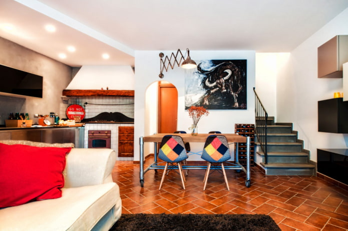 decoração de interiores em estilo eclético