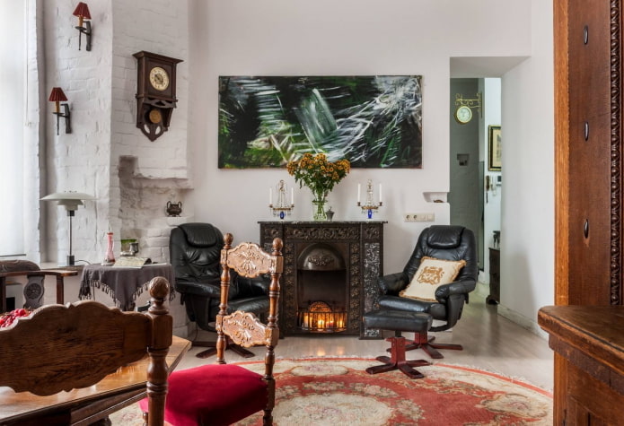 decoração de ambiente no estilo fusion