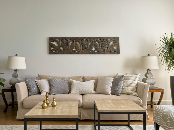 sala de estar em estilo contemporâneo