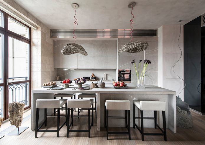 Iluminação em estilo contemporâneo