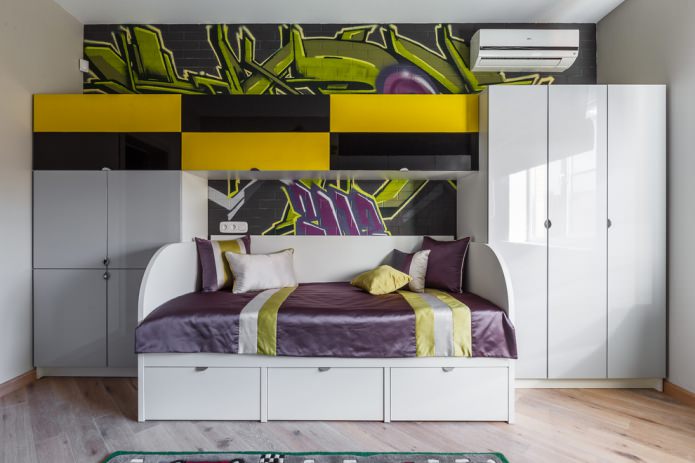 Contemporâneo no quarto infantil
