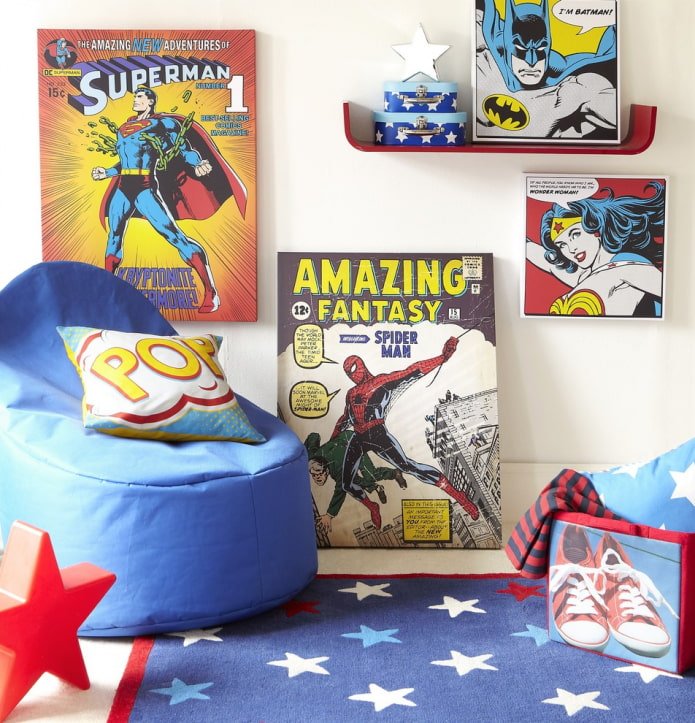 pôsteres com o super-homem