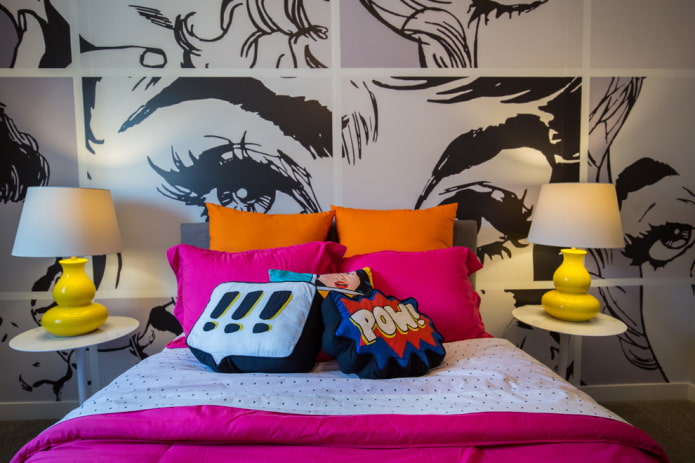 roupa de cama brilhante