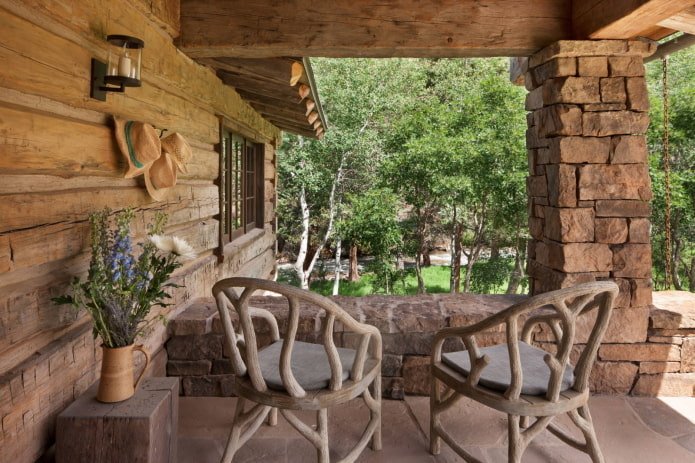 design de casa em estilo rústico