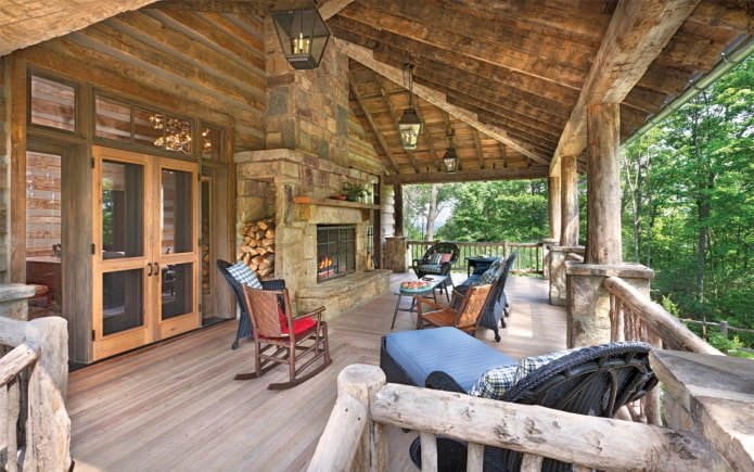 design de casa em estilo rústico