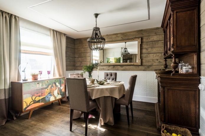 design de interiores em estilo rústico
