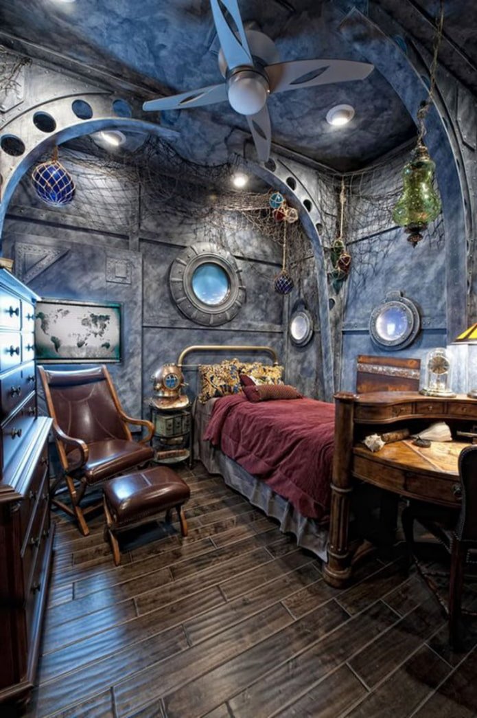 design de quarto incomum