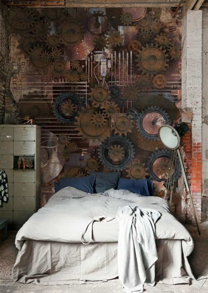 papel de parede fotográfico steampunk