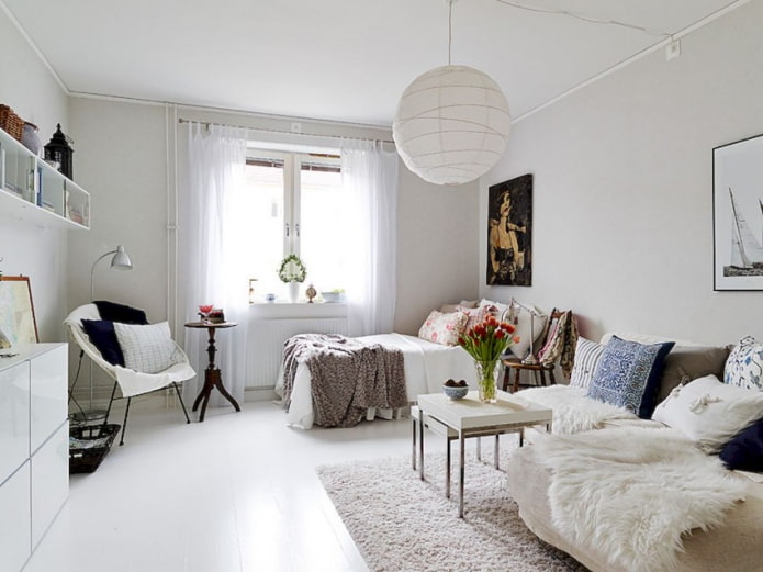 Quarto-sala de estar