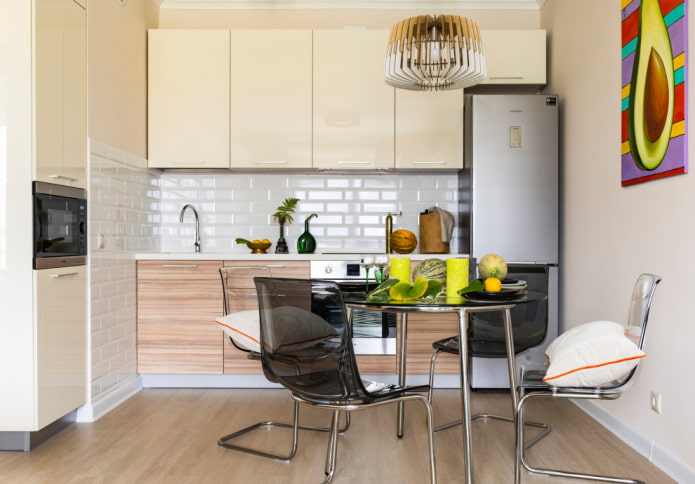 Cozinha em estilo contemporâneo 
